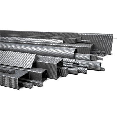 Черни плоски ленти от въглеродни влакна